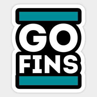 Go Fins Sticker